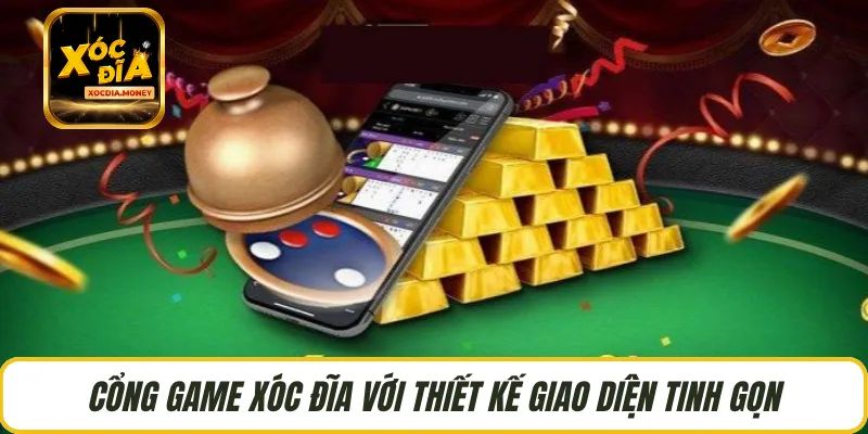 Cổng game xóc đĩa với thiết kế giao diện tinh gọn
