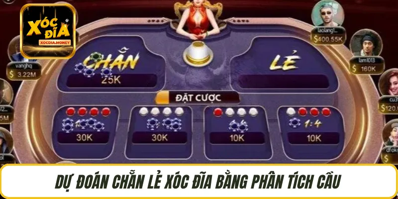 Dự đoán chẵn lẻ xóc đĩa bằng phân tích cầu 