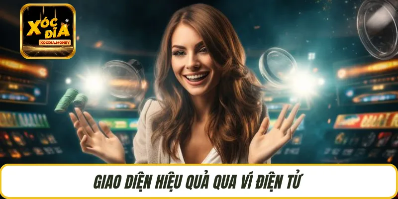 Giao diện hiệu quả qua ví điện tử 